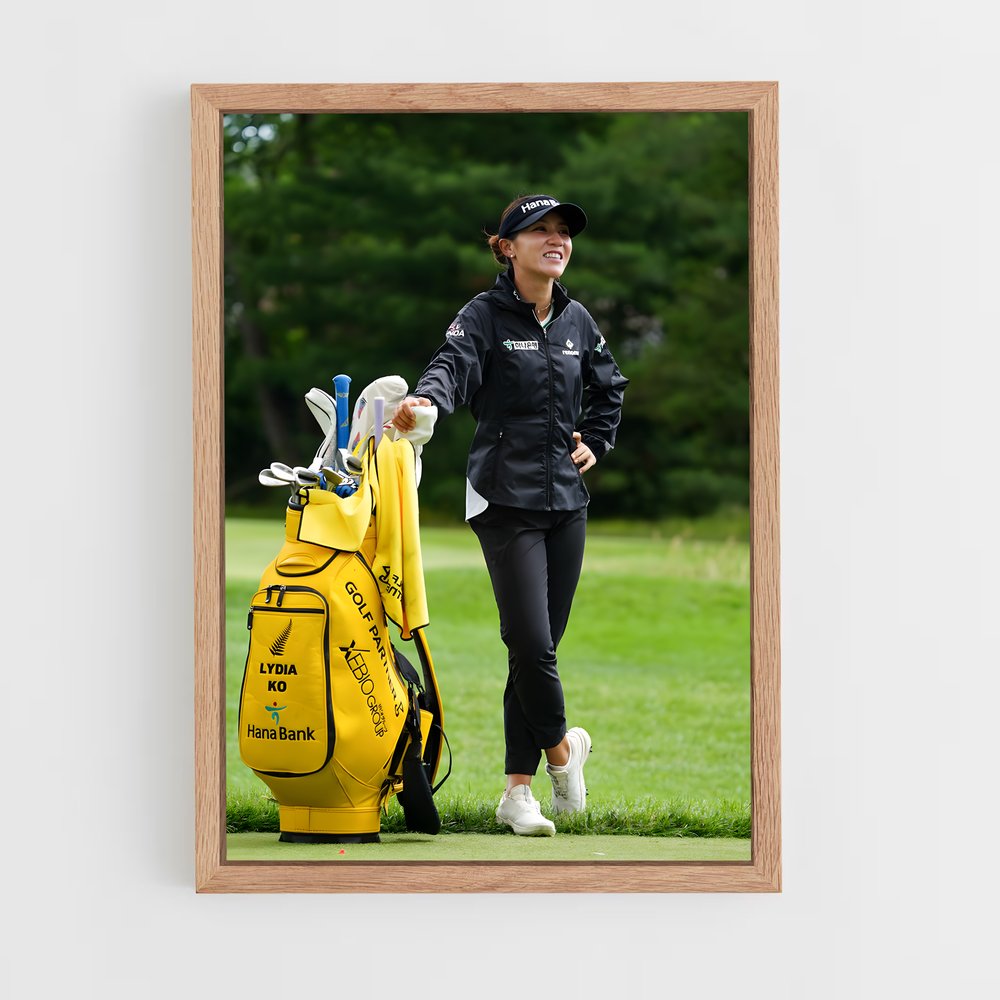 Poster Lydia Affichez – affiche Golf (vue 4)